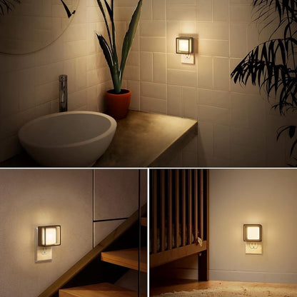 Nattljus – Modern och smidig vägglampa för direktuttag